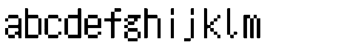 HG Dot New Gothic M HGDot New Gothic M12-11 Regular FONT