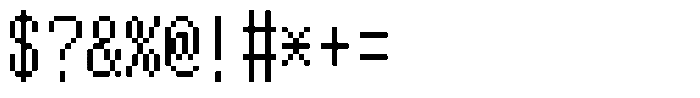 HG Dot New Gothic M HGDot New Gothic M14-13 Regular Font OTHER CHARS
