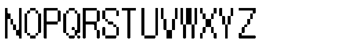 HG Dot New Gothic M HGDot New Gothic M14-13 Regular Font UPPERCASE