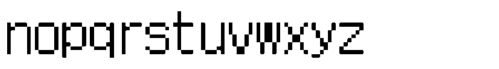 HG Dot New Gothic M HGDot New Gothic M14-13 Regular Font LOWERCASE