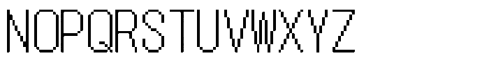 HG Dot New Gothic M HGDot New Gothic M20-19 Regular Font UPPERCASE
