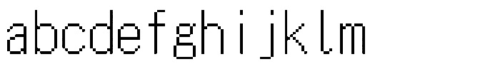 HG Dot New Gothic M HGDot New Gothic M20-19 Regular FONT