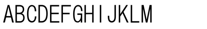 HG Gothic Medium Font UPPERCASE