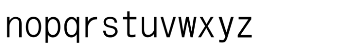 HG Gothic Medium Font LOWERCASE