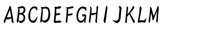 HG Gyoshotai Font UPPERCASE
