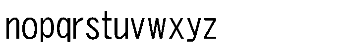HG Heisei Kakugothictai W3 HGSHeisei Kakugothictai W3 Regular Font LOWERCASE
