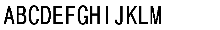 HG Heisei Kakugothictai W5 HGHeisei Kakugothictai W5 Regular Font UPPERCASE