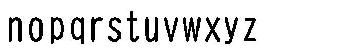 HG Heisei Marugothictai W4 HGSHeisei Marugothictai W4 Regular Font LOWERCASE