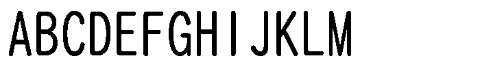 HG Heisei Marugothictai W4 Regular Font UPPERCASE