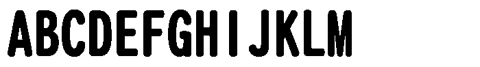 HG Heisei Marugothictai W8 HGHeisei Marugothictai W8 Regular Font UPPERCASE