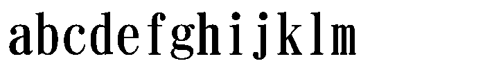 HG Heisei Minchotai W9 HGHeisei Minchotai W9 Regular FONT