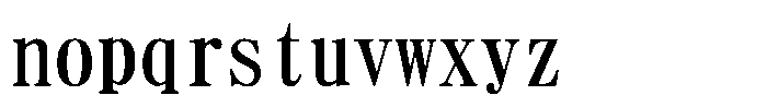 HG Heisei Minchotai W9 HGHeisei Minchotai W9 Regular Font LOWERCASE