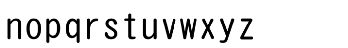 HG Marugothic Bold Font LOWERCASE