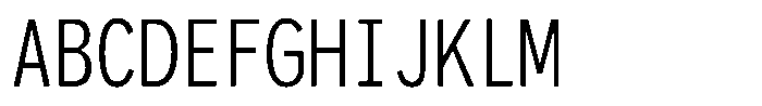 HG New Gothic M HGNew Gothic M Regular Font UPPERCASE