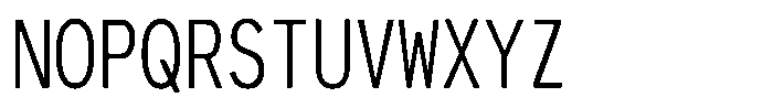 HG New Gothic M HGNew Gothic M Regular Font UPPERCASE