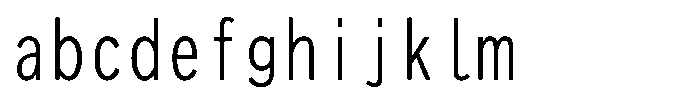 HG New Gothic M HGNew Gothic M Regular FONT