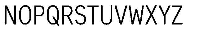 HG New Gothic M HGSNew Gothic M Regular Font UPPERCASE