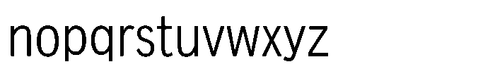 HG New Gothic M HGSNew Gothic M Regular Font LOWERCASE