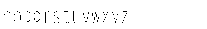 HG New Gothic RT HGNew Gothic RT W128 C085 Regular Font LOWERCASE