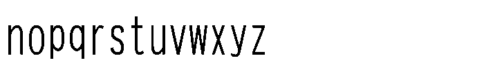 HG New Gothic RT HGNew Gothic RT W192 C075 Regular Font LOWERCASE