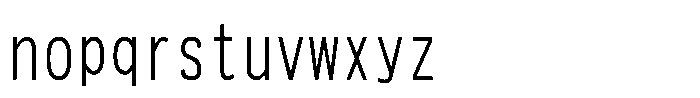 HG New Gothic RT HGNew Gothic RT W192 C085 Regular Font LOWERCASE