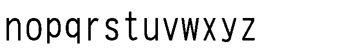 HG New Gothic RT HGNew Gothic RT W224 C100 Regular Font LOWERCASE