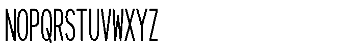 HG New Gothic RT Regular Font UPPERCASE