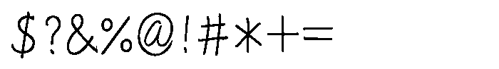 HG Soei Cyubuto Penjitai HGS Font OTHER CHARS