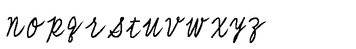 HG Soei Cyubuto Penjitai HGS Font LOWERCASE