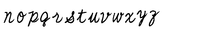 HG Soei Cyubuto Penjitai Regular Font LOWERCASE