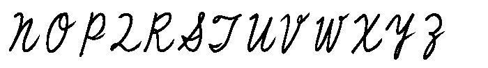 HG Soei Futo Penjitai HGP Font UPPERCASE