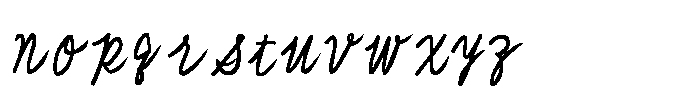 HG Soei Futo Penjitai HGP Font LOWERCASE