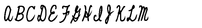 HG Soei Futo Penjitai Regular Font UPPERCASE