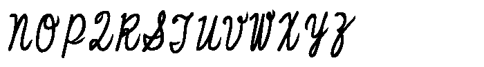 HG Soei Futo Penjitai Regular Font UPPERCASE
