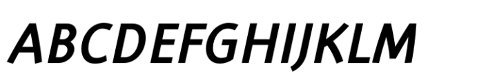 HGB Aka Bold Italic Font UPPERCASE
