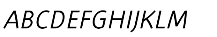 HGB Aka Italic Font UPPERCASE