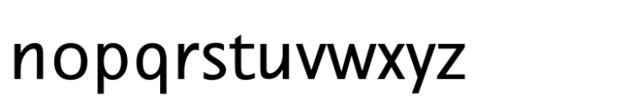 HGB Info OSF Regular Font LOWERCASE