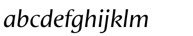 HGB Santo Italic Font LOWERCASE