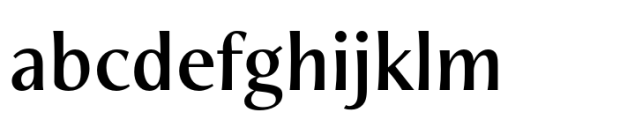 HGB Santo Medium Font LOWERCASE