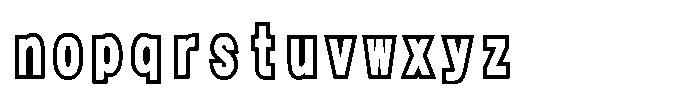 HGHeisei Kakugo W9 L Regular Font LOWERCASE