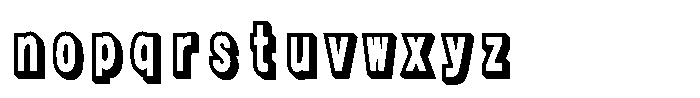 HGHeisei Kakugo W9 S Regular Font LOWERCASE