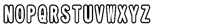 HGHeisei Marugothictai W8 L Regular Font UPPERCASE