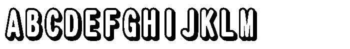 HGHeisei Marugothictai W8 S Regular Font UPPERCASE