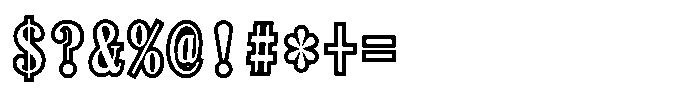 HGHeisei Minchotai W9 L Regular Font OTHER CHARS