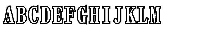 HGHeisei Minchotai W9 L Regular Font UPPERCASE