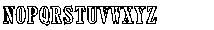 HGHeisei Minchotai W9 L Regular Font UPPERCASE