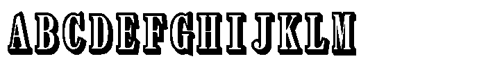 HGHeisei Minchotai W9 S Regular Font UPPERCASE