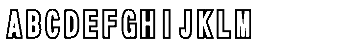 HGHidemi Heiseikakugo W9 L Regular Font UPPERCASE