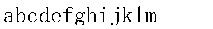 HGP Mincho L HGMincho L Regular FONT