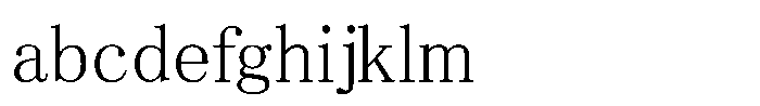 HGP Mincho L HGSMincho L Regular FONT